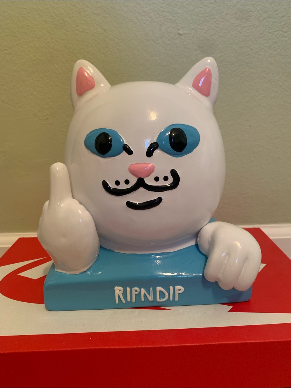 RIPNDIP Lord Nermal ceramic coin bank piggy bank w/box. Sold Out